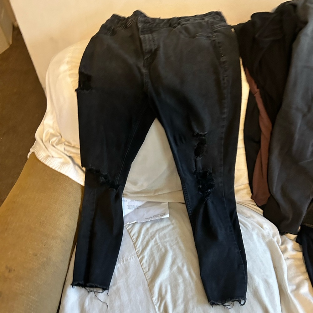 American Eagle ripped jeans